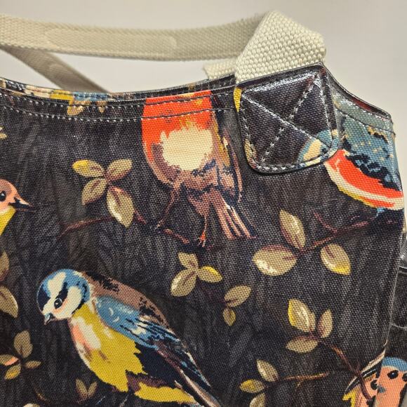 Cath Kidston London Garden Bird Motif Multicolor Oilcloth Day Bag Charming - Picture 7 of 10